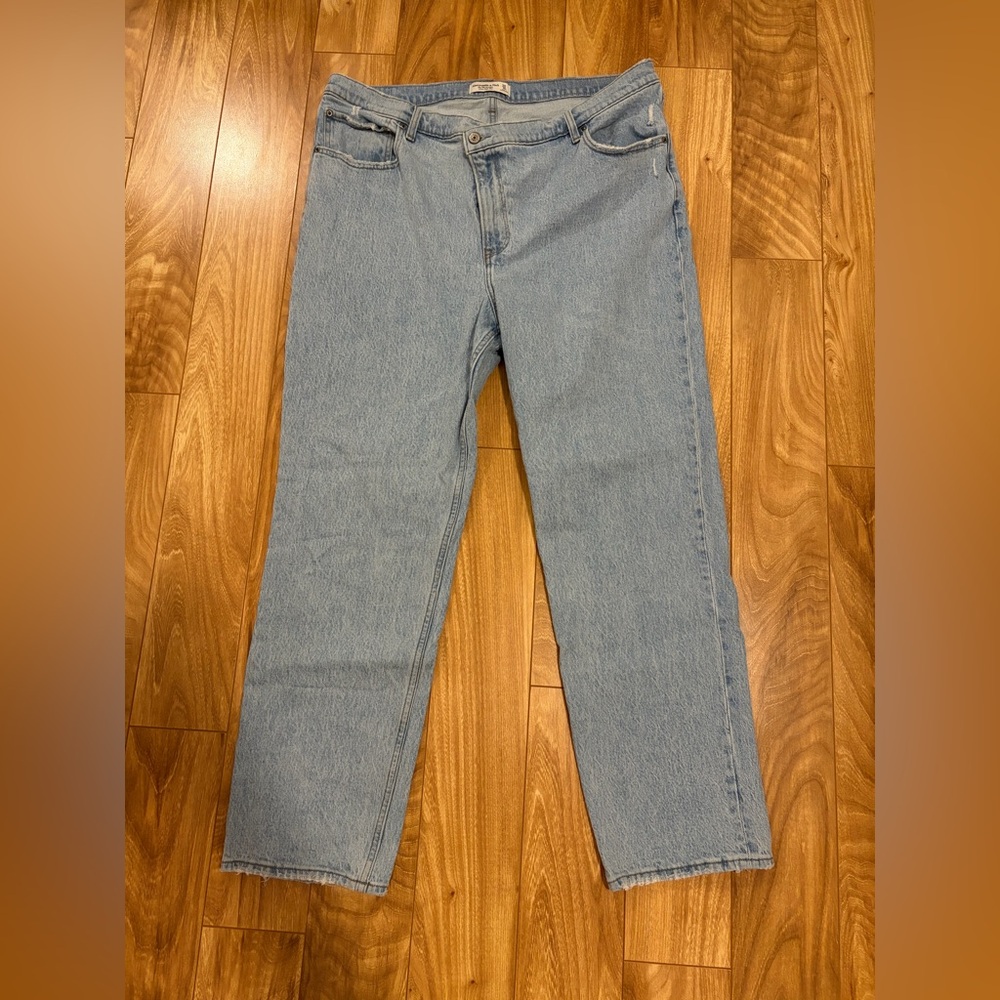 Abercrombie & Fitch Light Blue Straight Jeans